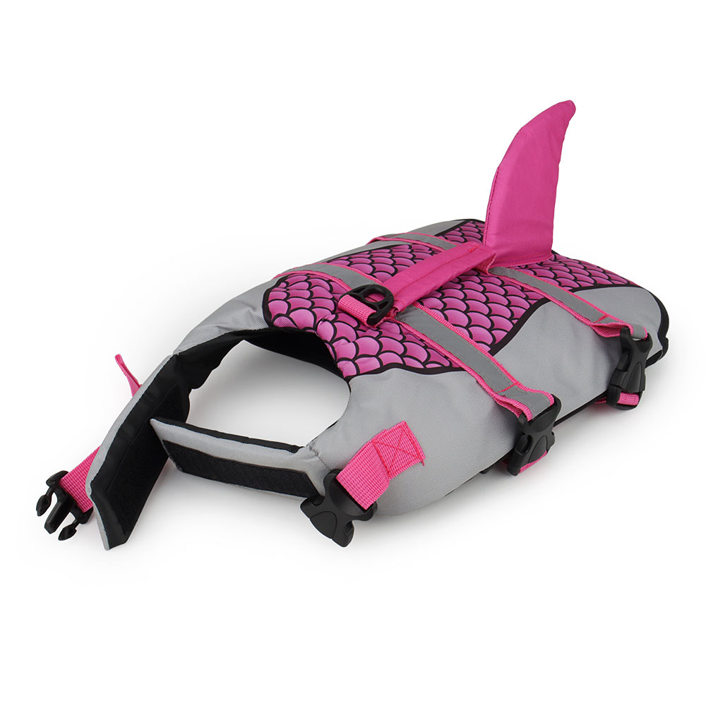 Dog Life Jacket with Rescue Handle — 5 Colors, Sizes XS–2XL