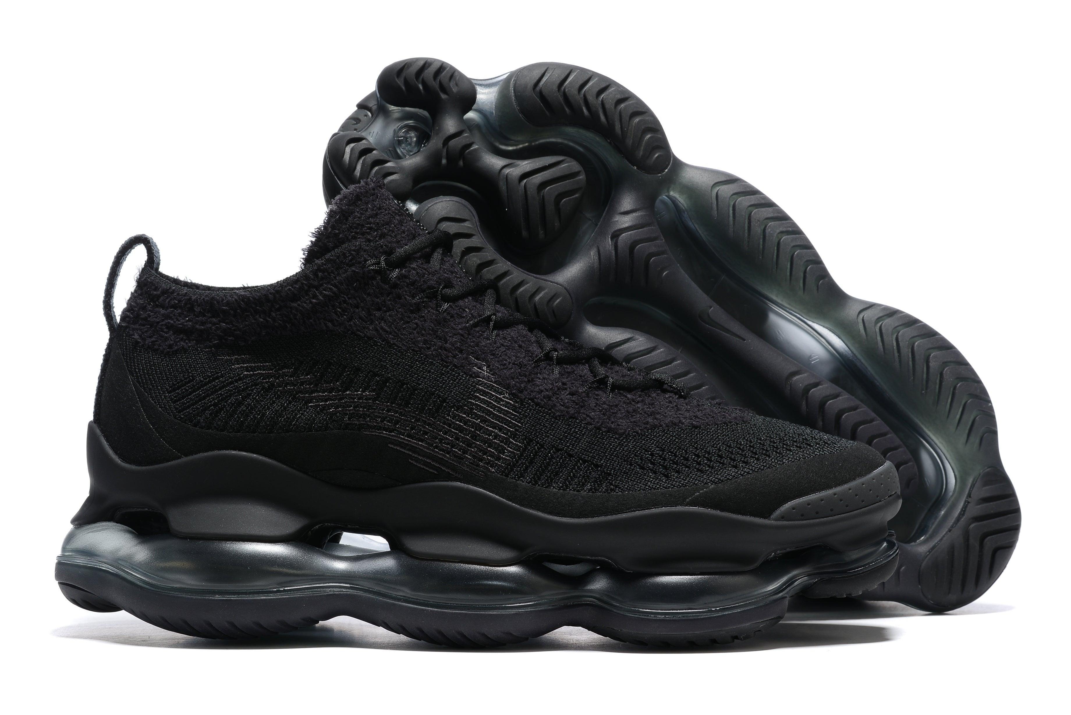 Nike Air Max Scorpion Triple Black - Women's Futuristic Sneakers