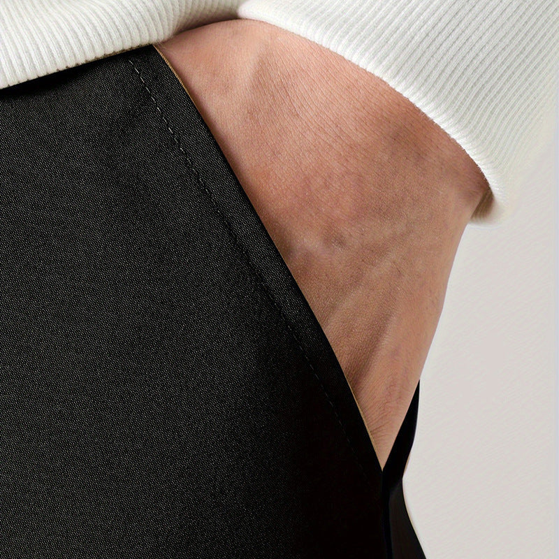 Men's Straight-Leg Ankle-Tied Work Pants