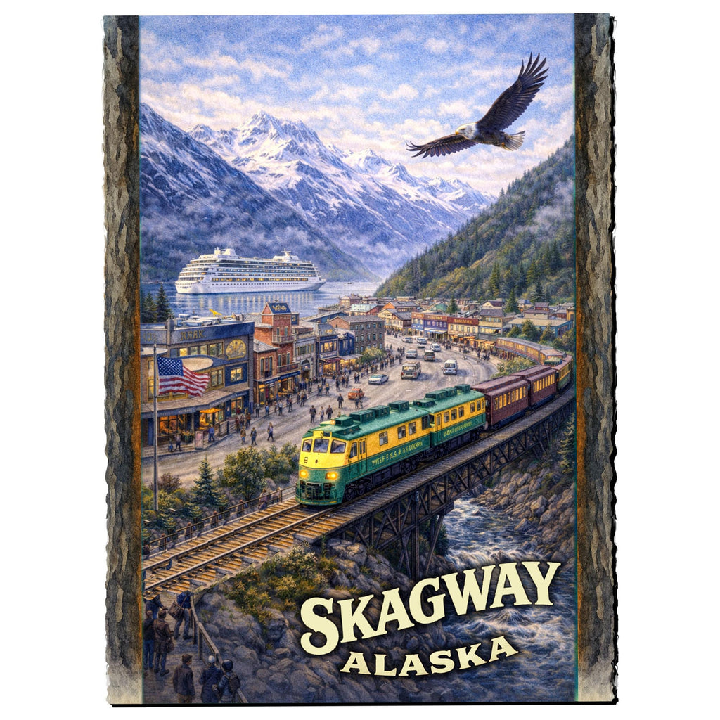 Railway Adventure Greeting Card by G. Debrekht - 97126GC