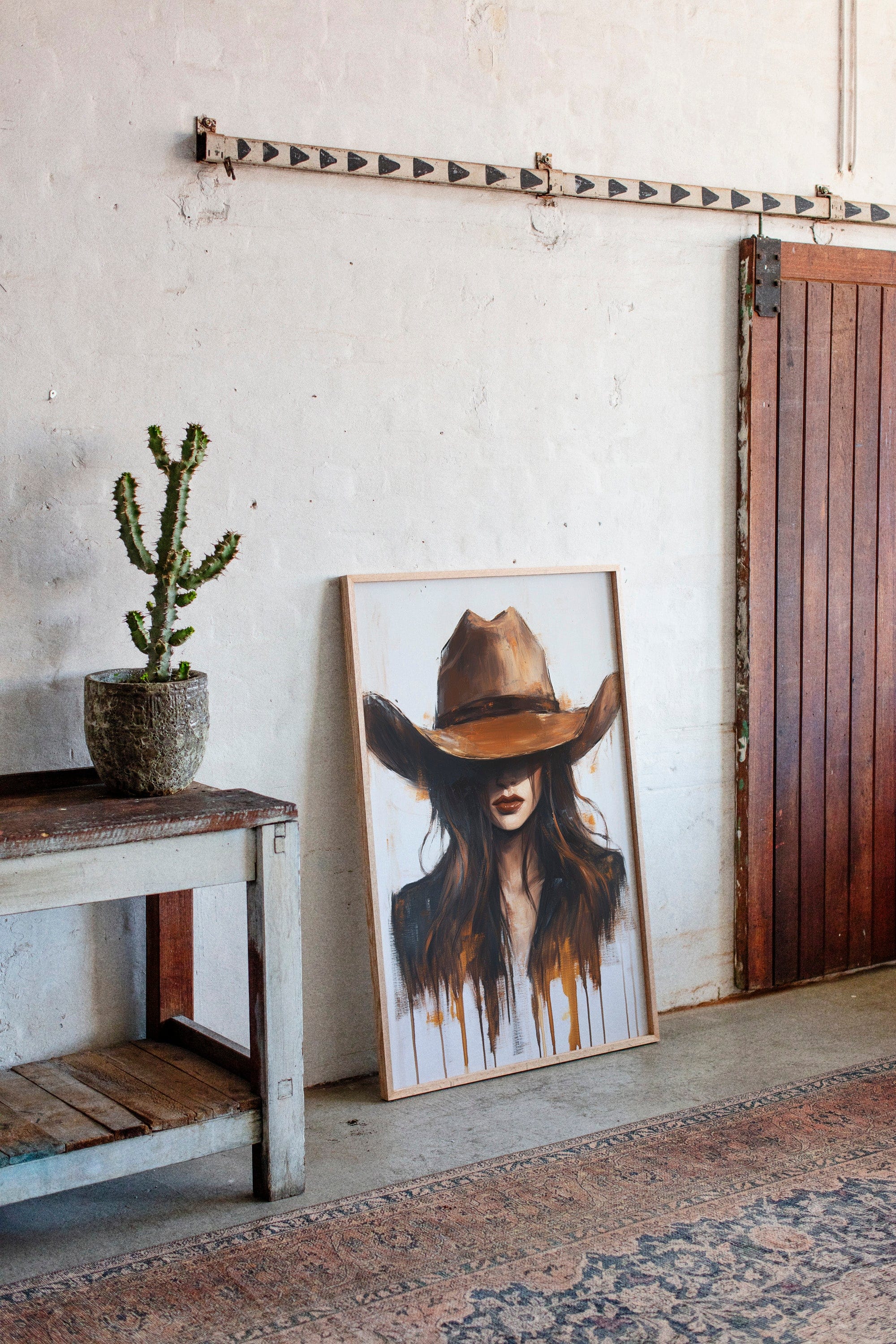 Desert Ember – Western Woman Art
