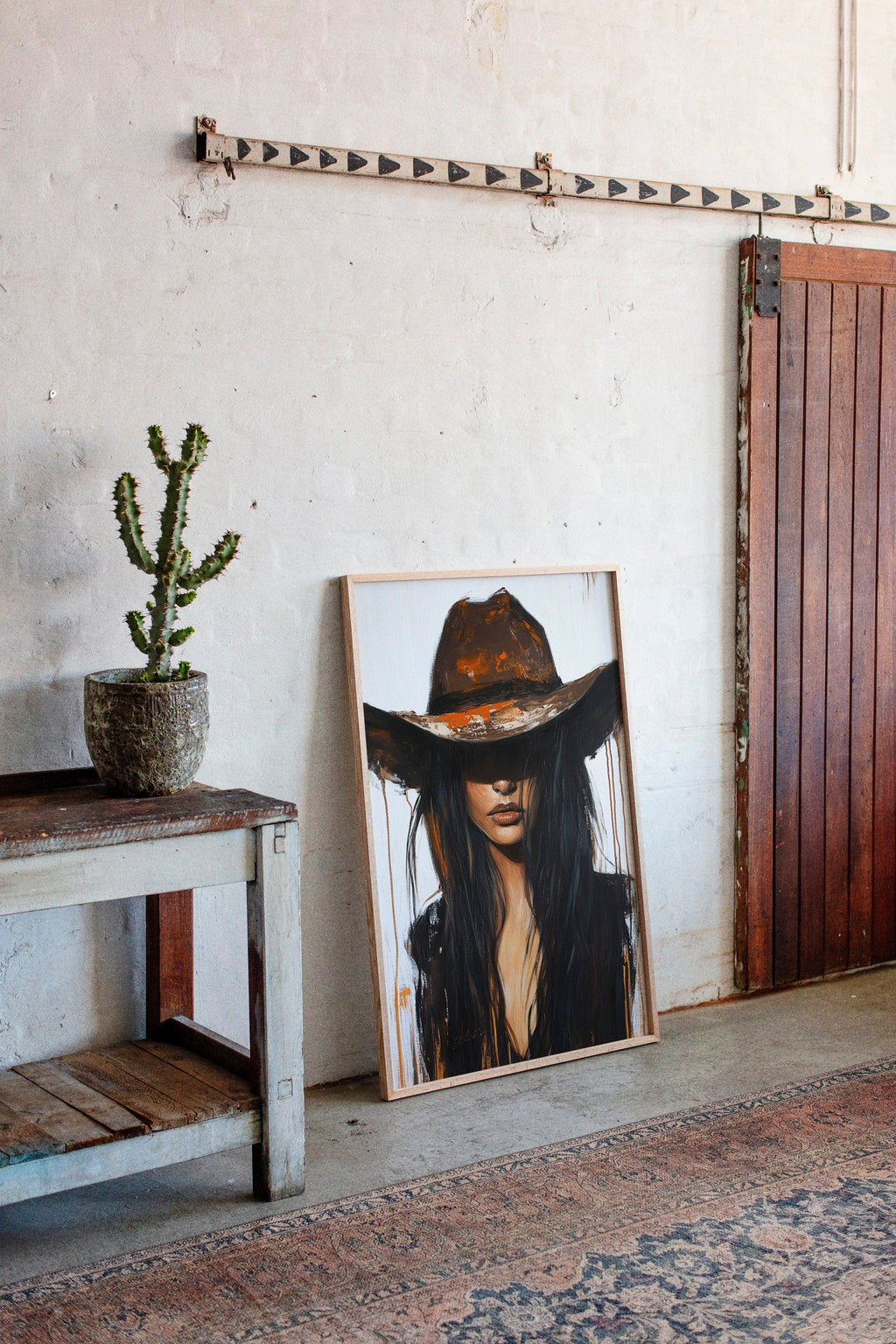 Ember Noir – Western Cowgirl Wall Art