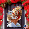 Faithful Friends Holiday Door Decor by D. Gelsinger - Christmas Decor - 8461050H-0105