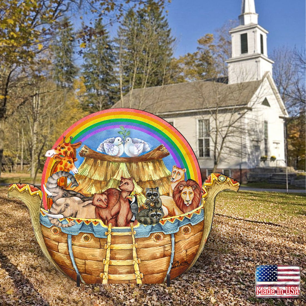 Noah's Ark Nativity Outdoor Decor by G. DeBrekht - Nativity Holiday Decor - 8114050F