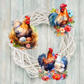 Spring on the Farm Clip-On Eco Wood Decorative Ornaments Set of 3 by G. Debrekht - Easter Decor - 8091056C-S3