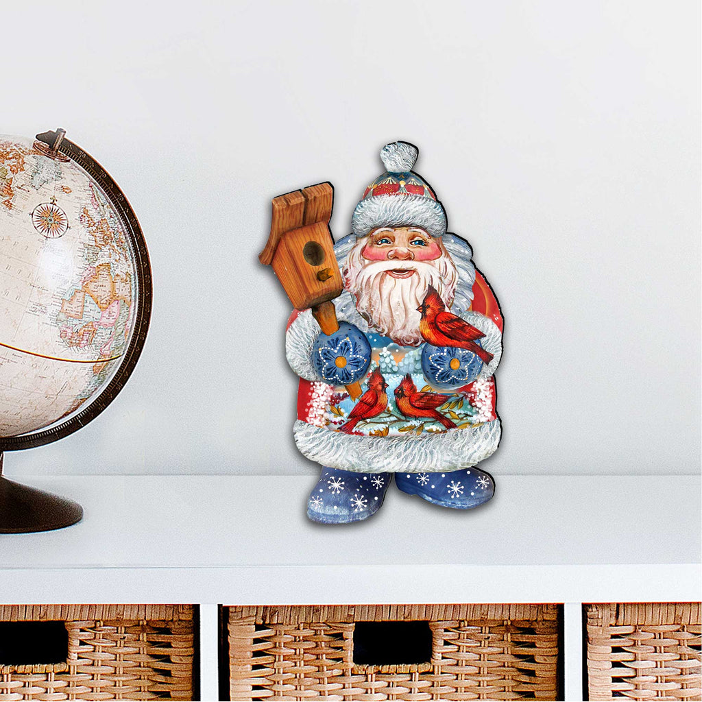 Holiday Bird Christmas Door Decor by G. DeBrekht - Christmas Santa Snowman Decor - 8118023H