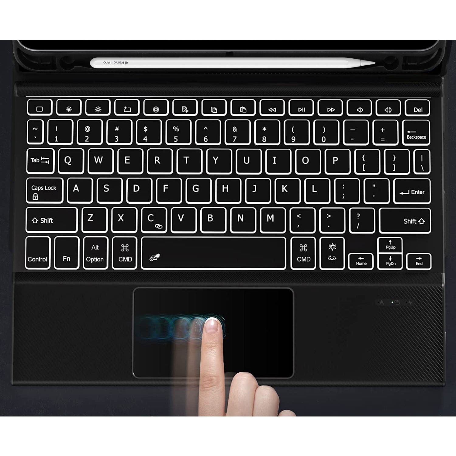 iPad Air 11-inch (M2 / M3 / M4) Keyboard Case - Folio with Trackpad | Navigate Series