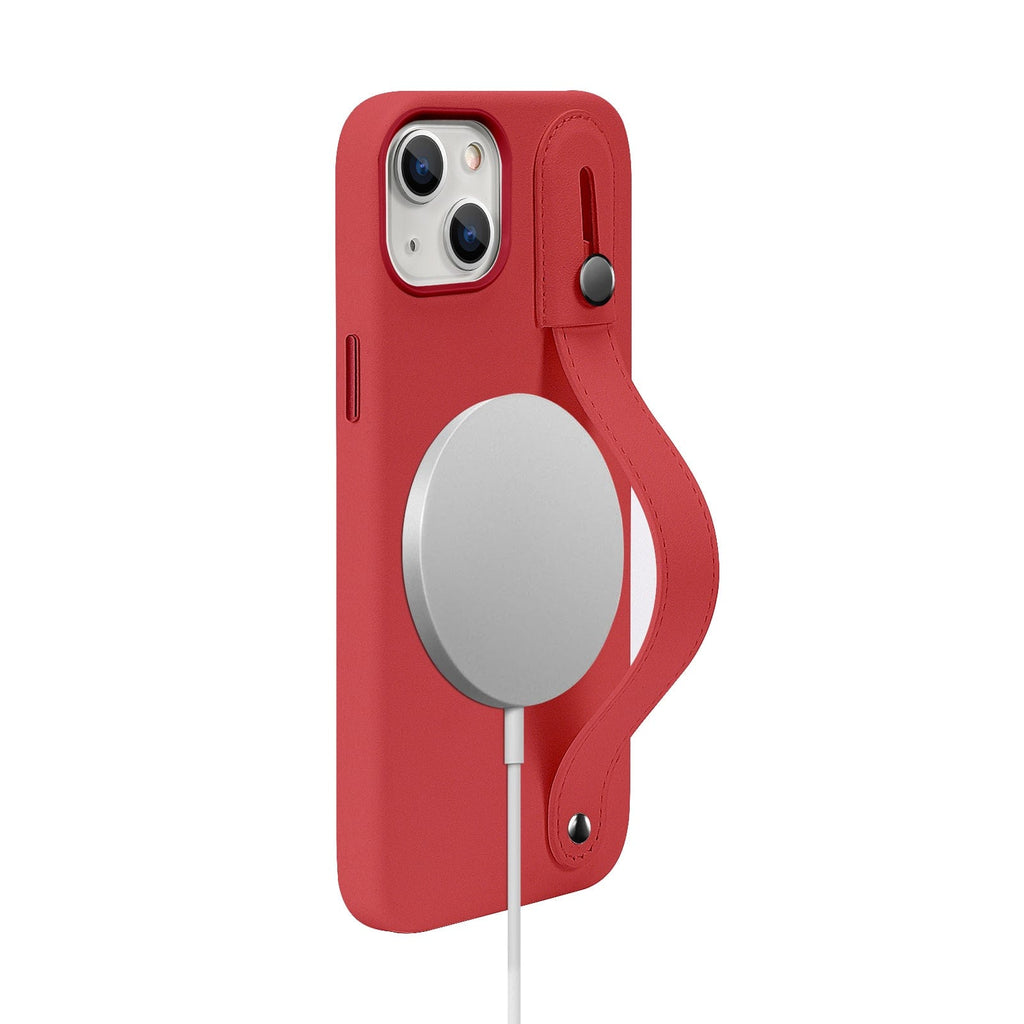 Indy Series Leather FingerGrip Case - iPhone 14 Plus