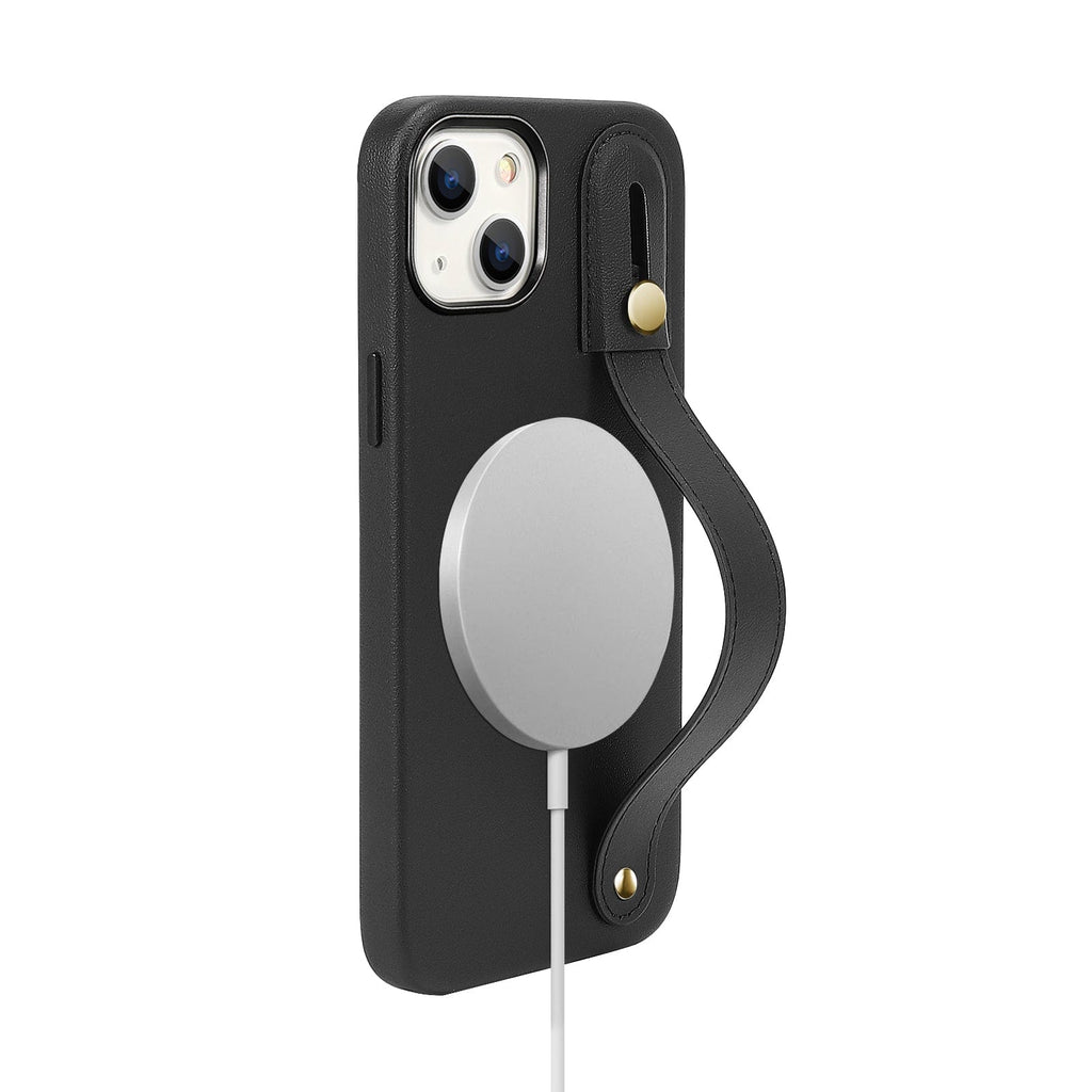 Indy Series Leather FingerGrip Case - iPhone 14 Plus