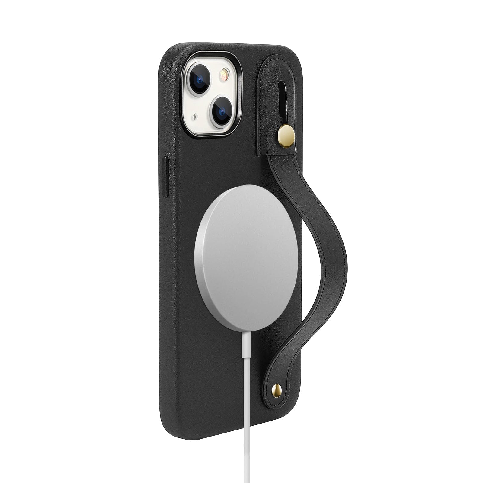 Indy Series Leather FingerGrip Case - iPhone 14 Plus