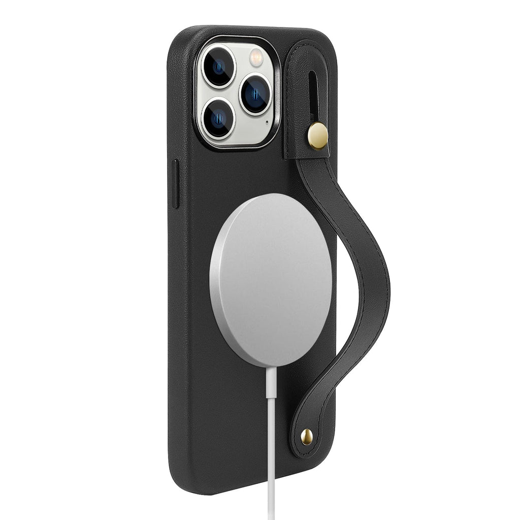 iPhone 15 Pro Max Leather FingerGrip Case with MagSafe | Indy Series