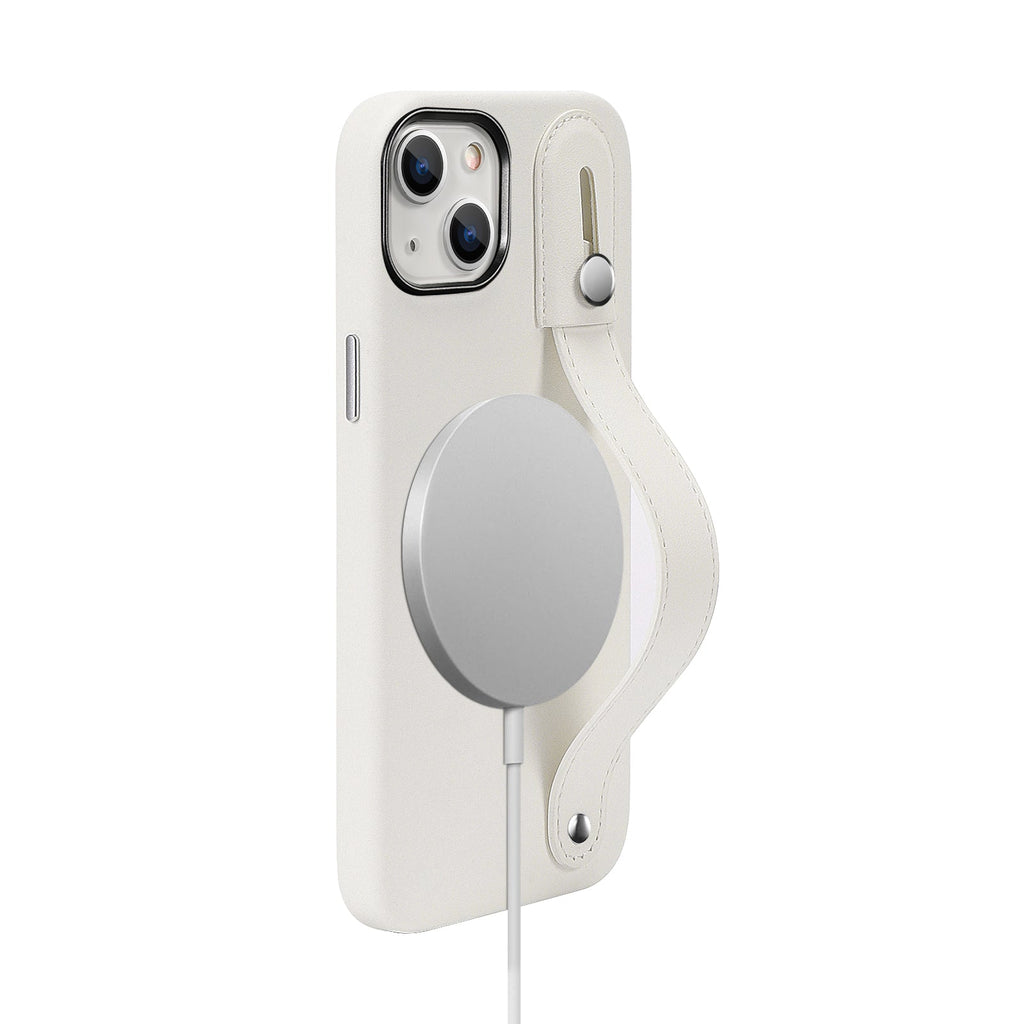 iPhone 15 Leather FingerGrip Case with MagSafe | Indy Series