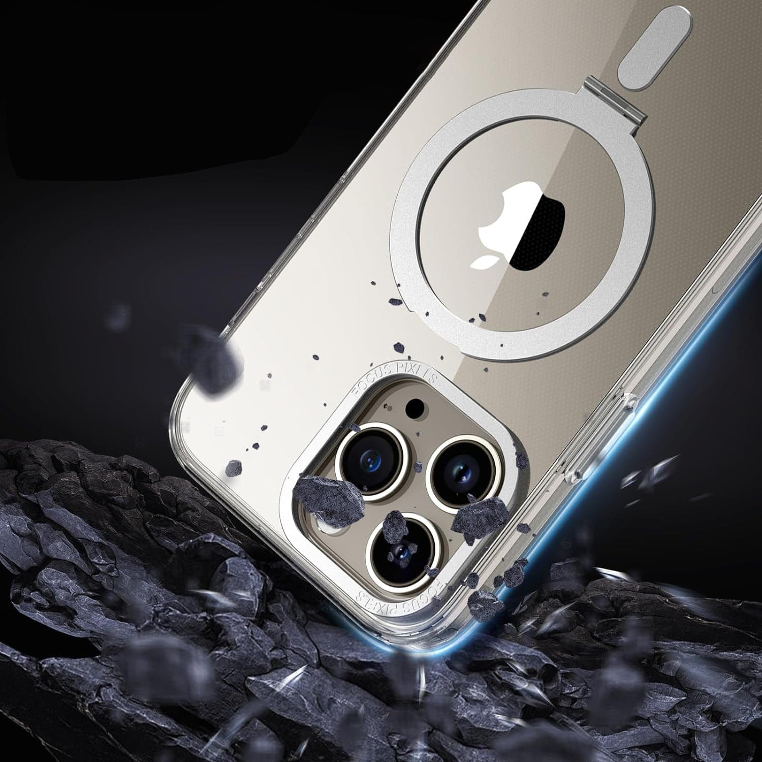 iPhone 15 Pro Max Clear Kickstand Case with MagSafe | Venture Series