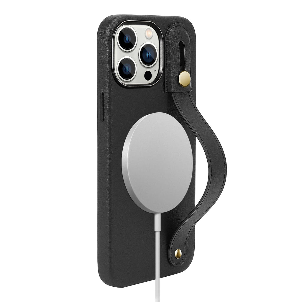 Indy Series Leather FingerGrip Case - iPhone 14 Pro