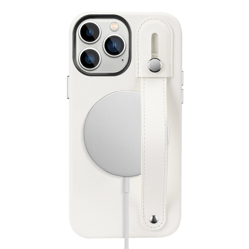 iPhone 15 Pro Max Leather FingerGrip Case with MagSafe | Indy Series