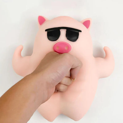 Muscle Pig Squishy Decompression Toy – Large & Small