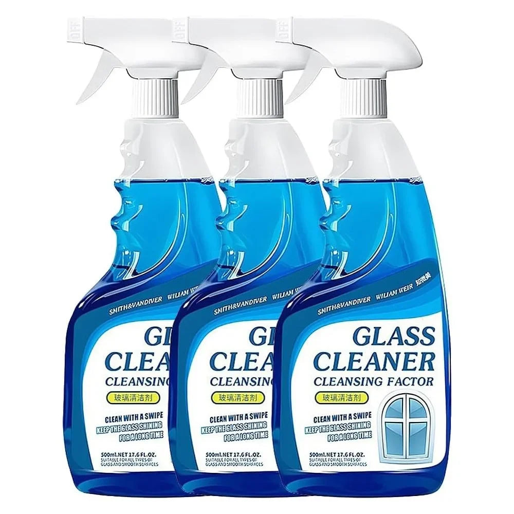 Glass Cleaner Streak-Free Shine Quick-Drying for Windows and Mirrors