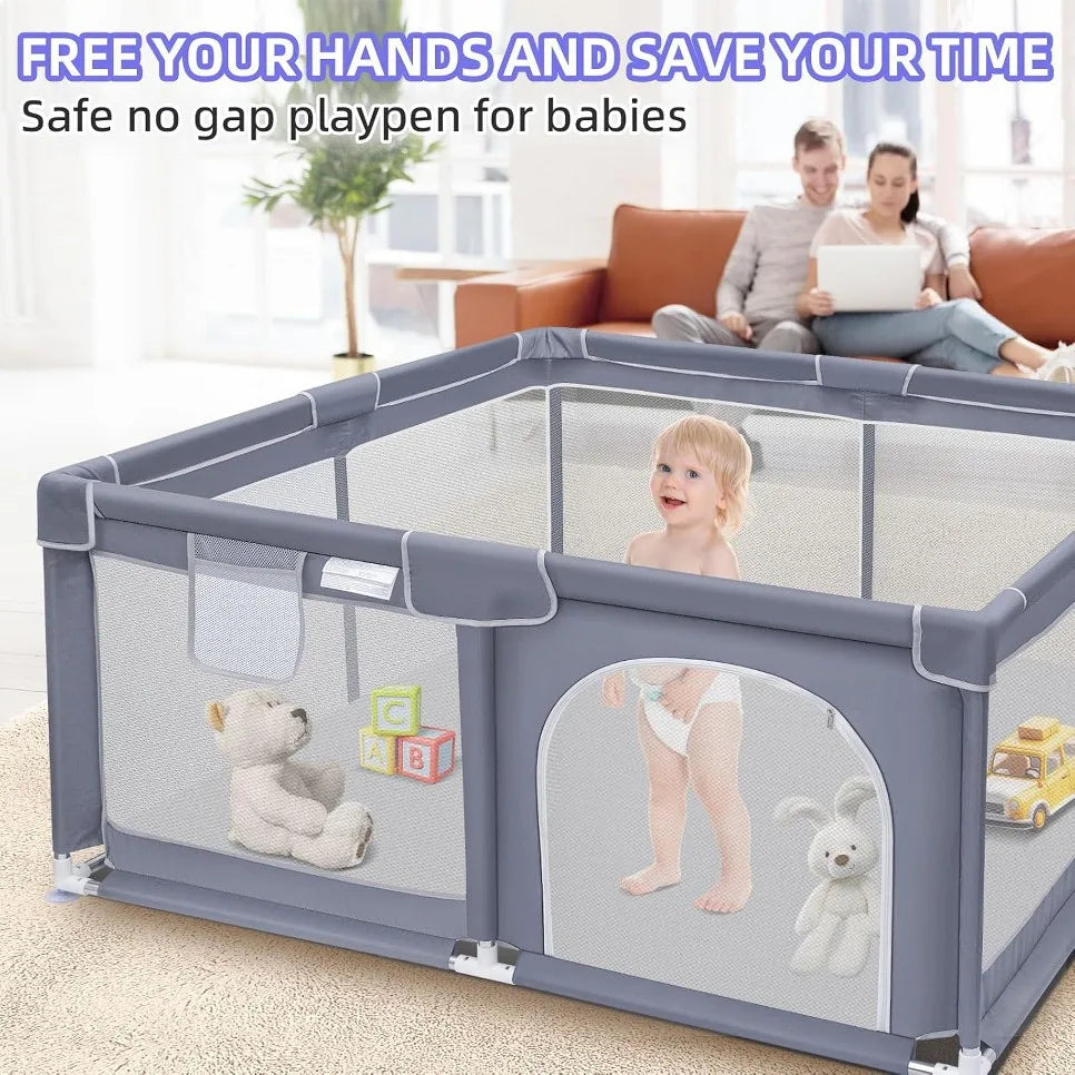 Baby Playpen 360 Degree Mesh for Indoor and Outdoor Use