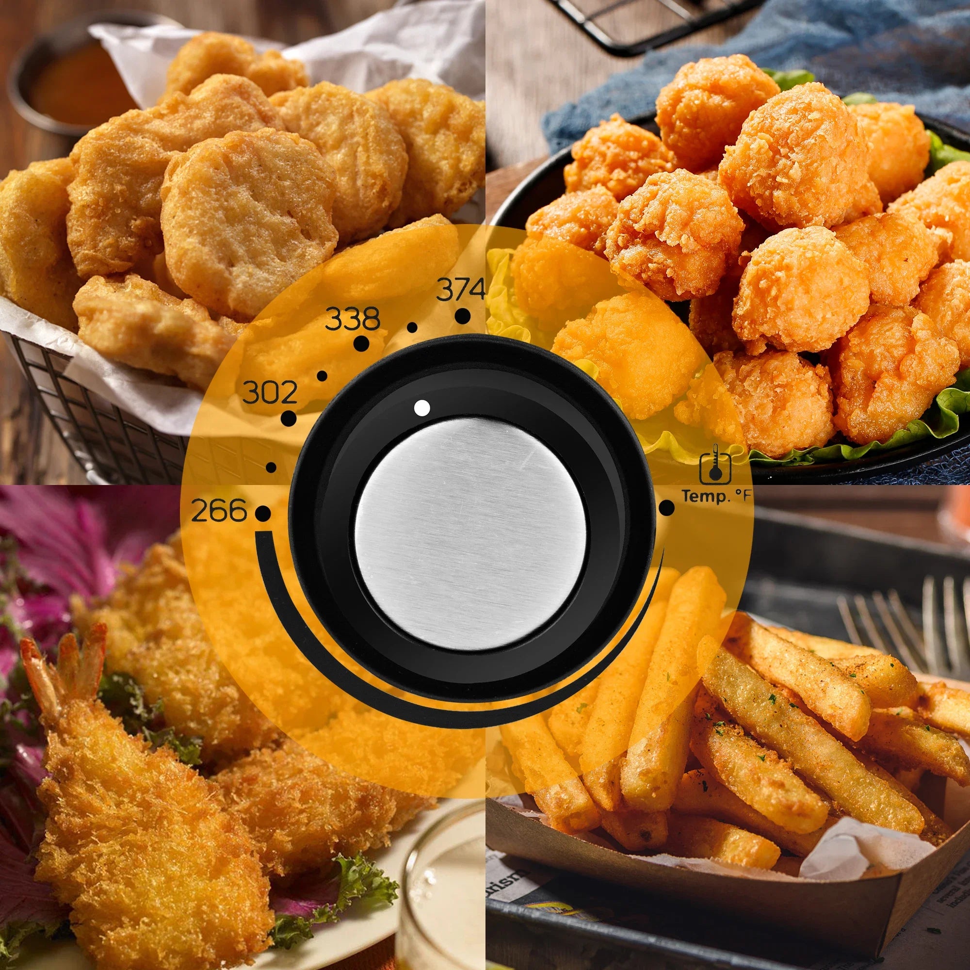 Suslas Deep Fryer With Cool-Touch Basket