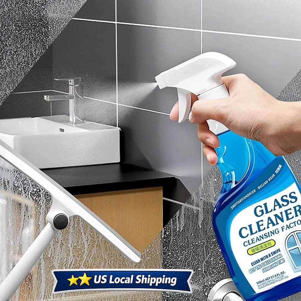 Glass Cleaner Streak-Free Shine Quick-Drying for Windows and Mirrors