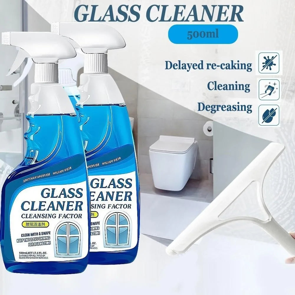 Glass Cleaner Streak-Free Shine Quick-Drying for Windows and Mirrors