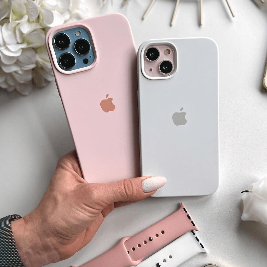 iPhone Silicone Case (Pink Sand)