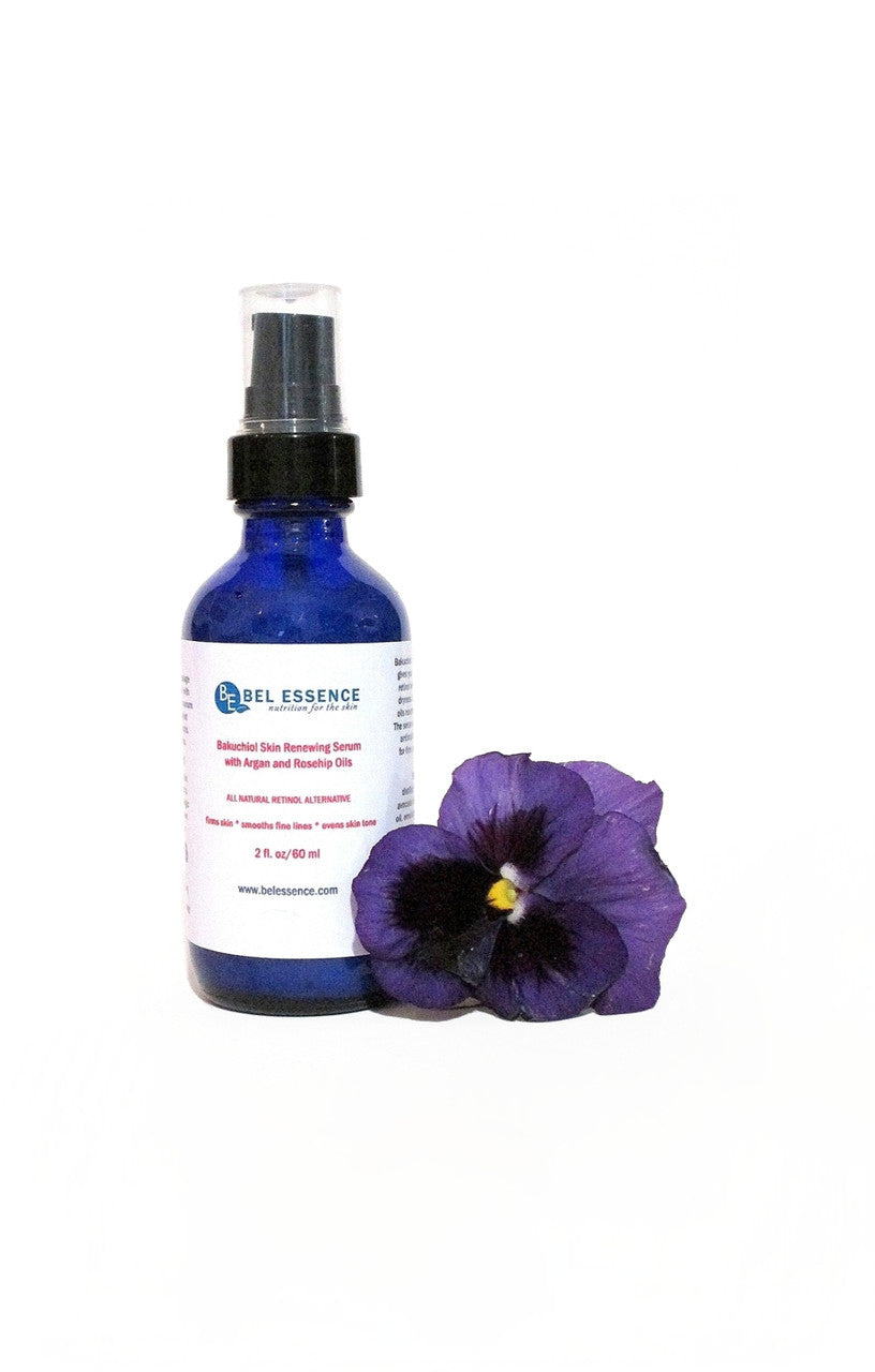 Bakuchiol Natural Retinol Serum With Argan, Avocado and Rosehip Oils - Reduce Wrinkles, Firm Skin, Youthful Glow  - 2 oz