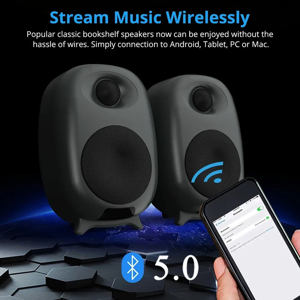 NNEOBA 60W Gaming Bluetooth Speaker Soundbar for PC & TV (Black)