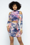 “Tie Or Draw” Lavender Skirt Set