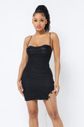 “Clara” Mesh Mini Dress