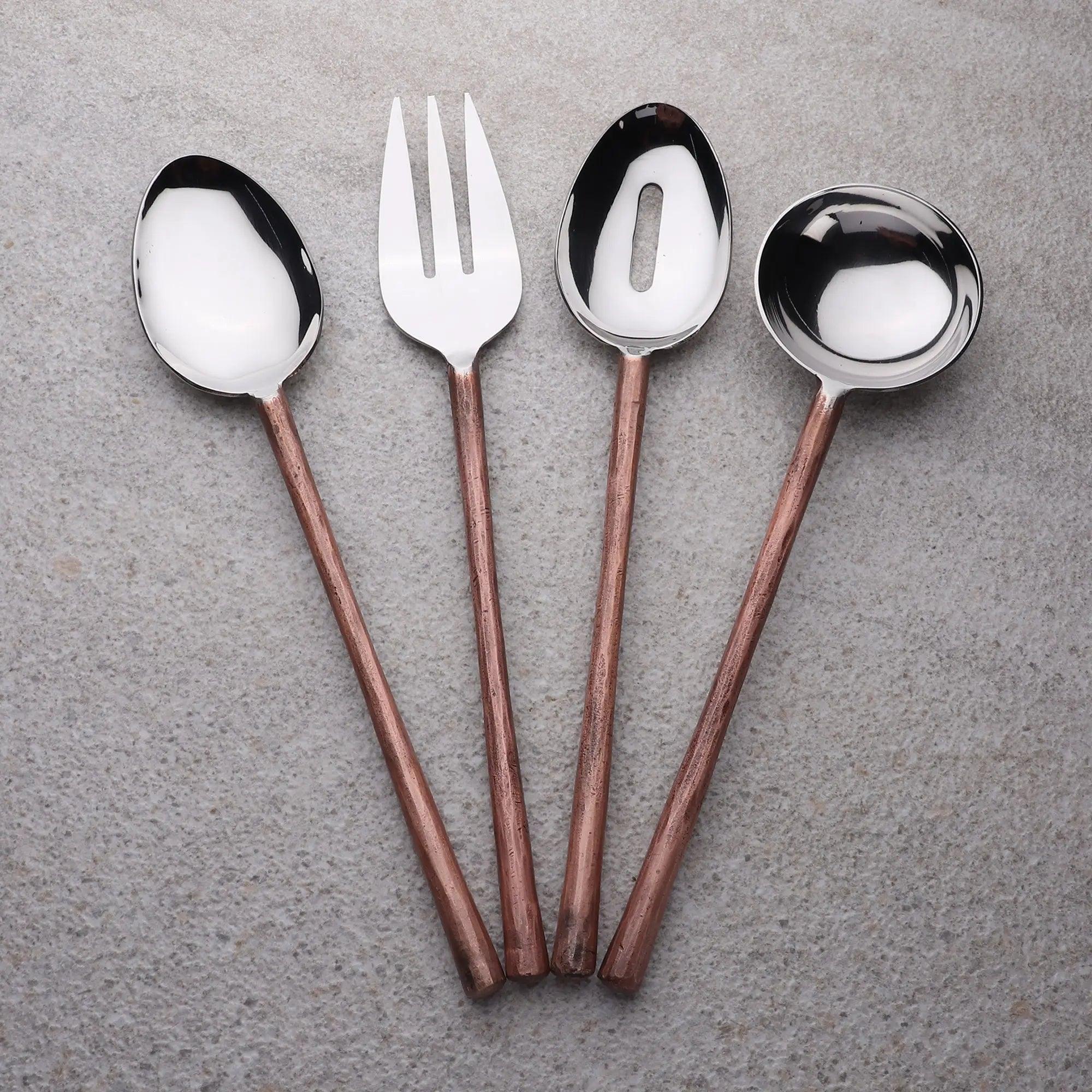 CAMELLIA HOSTESS SERVING 4 PC. SET
