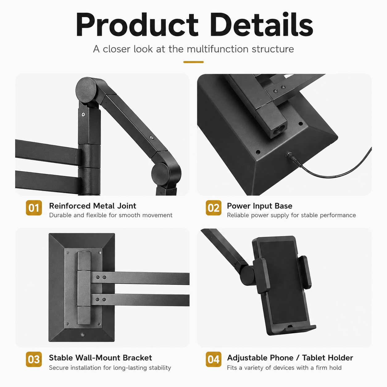 Multifunctional and convenient work lamp---Wall mounted light