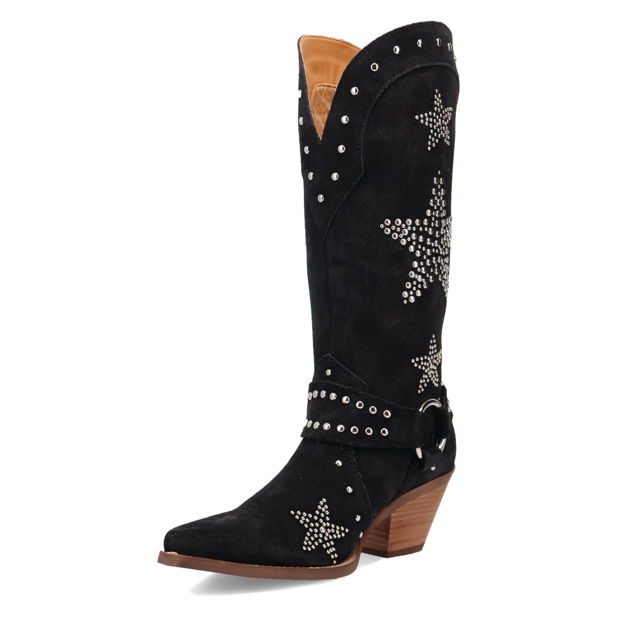 Dingo Lucky Stars - Women's Suede Cowgirl Boots