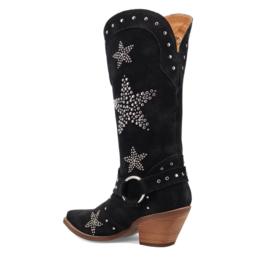Dingo Lucky Stars - Women's Suede Cowgirl Boots