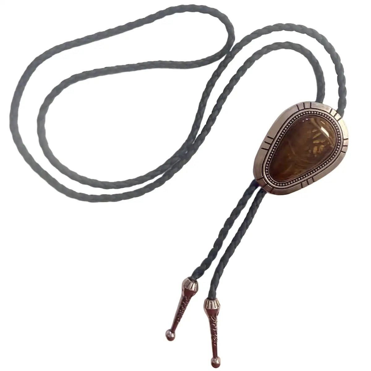 Deadwood Trading Stonekeeper (Tiger Eye)  - Bolo Tie