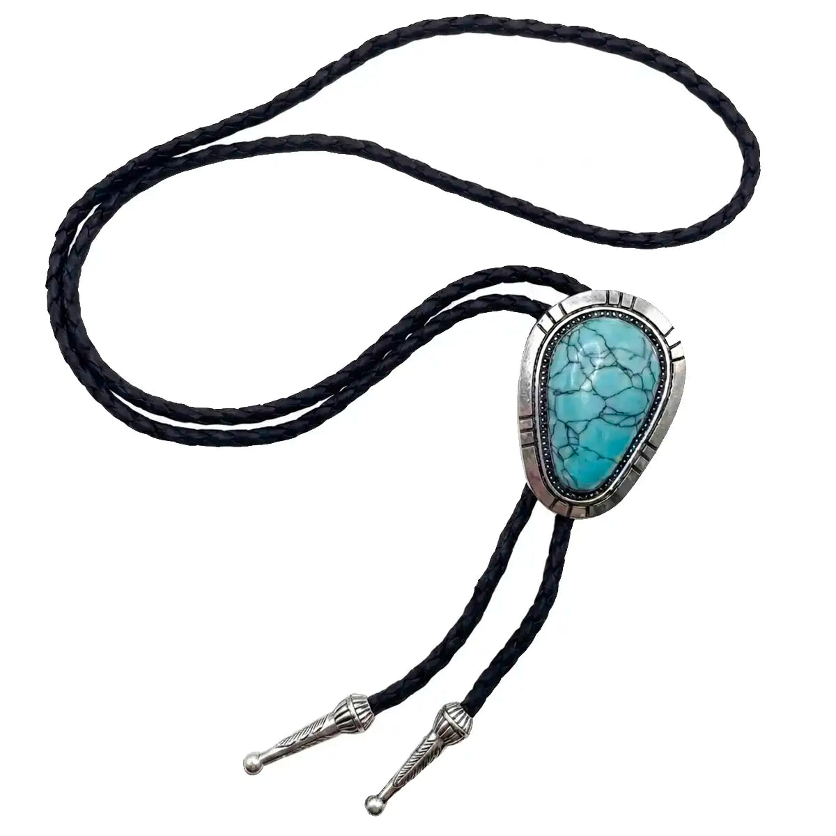 Deadwood Trading Stonekeeper (Turquoise)  - Bolo Tie