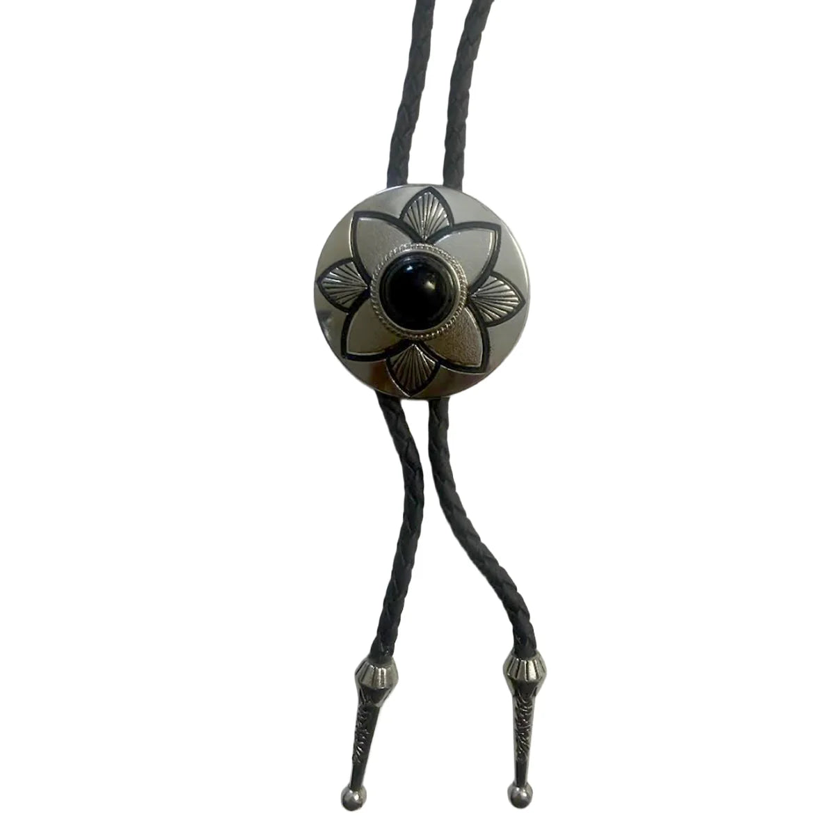 Deadwood Desert Bloom (Onyx) - Bolo Tie