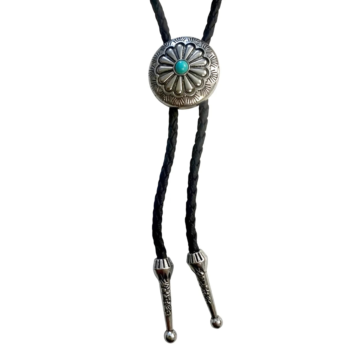 Deadwood Frontier Sun (Turquoise) - Bolo Tie
