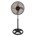 Brentwood 3 Speed 12in Oscillating Stand Fan in Black