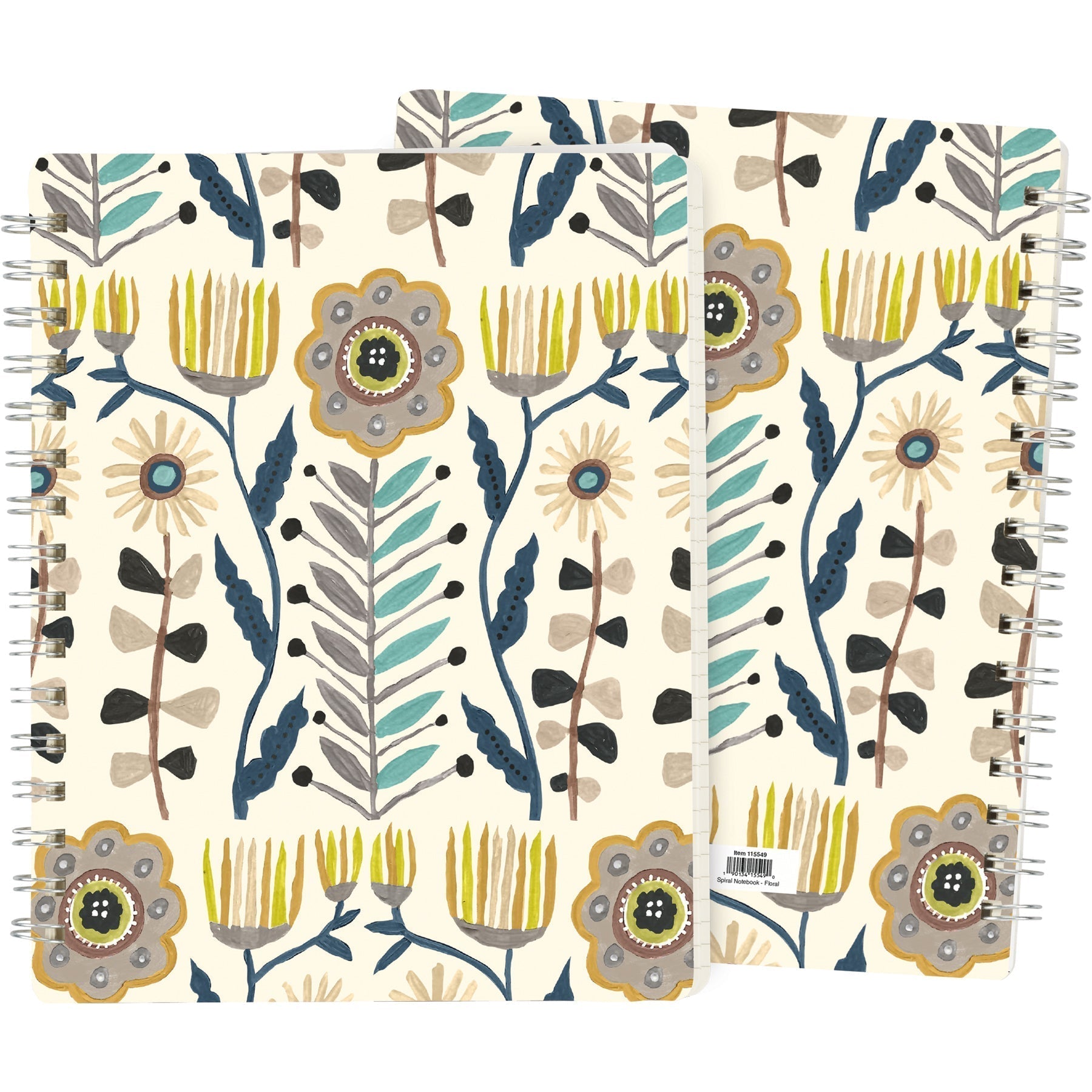 Folk Art Socks and Notebook Bundle