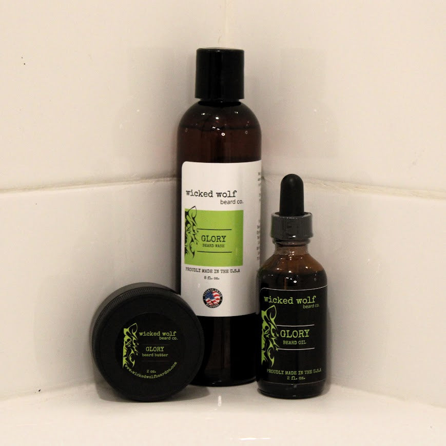 Wicked Wolf Pack | Complete Beard Care Kit (Wash, Oil & Butter)