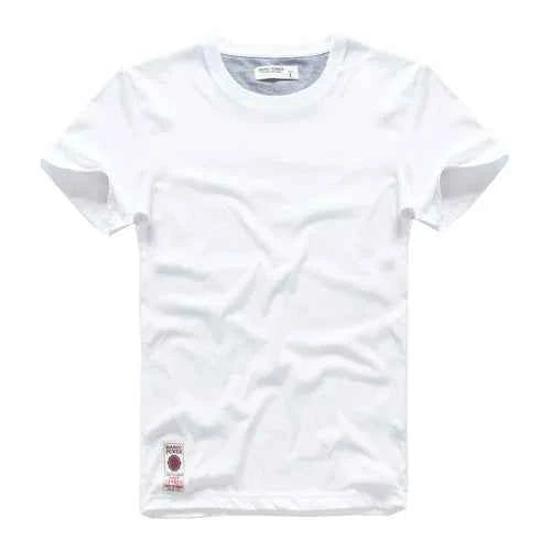 Classic Cotton Men's Solid O-Neck Tee