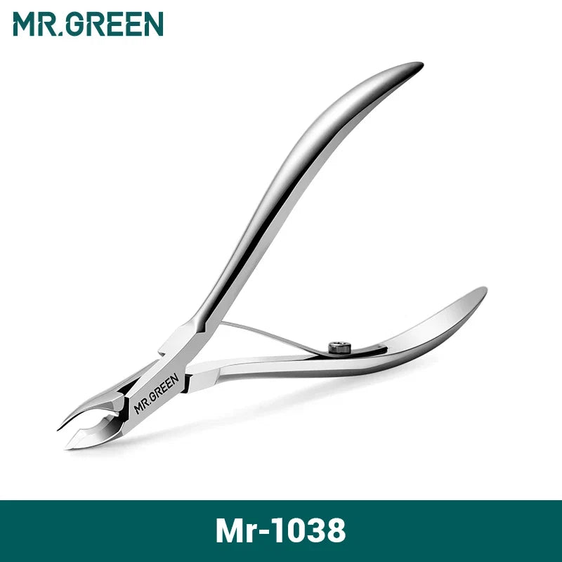 MR.GREEN Nail Cuticle Nipper Manicure Scissors Stainless Steel Clipper