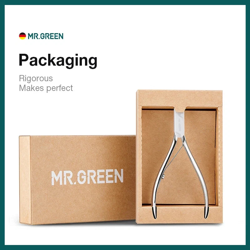 MR.GREEN Nail Cuticle Nipper Manicure Scissors Stainless Steel Clipper