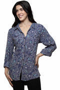 Honey Creek Printed Flows - Women's Western Blouse