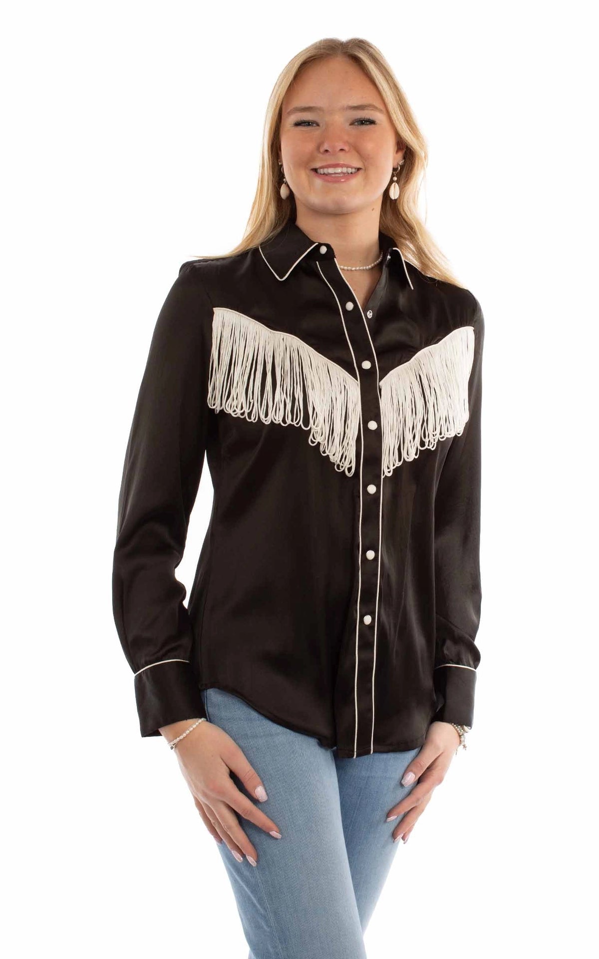 Honey Creek Loop Fringe - Women's Western Blouse