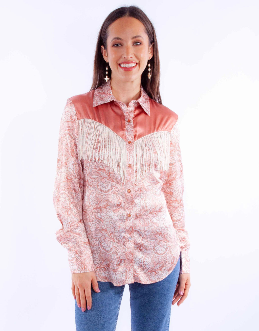 Honey Creek Vintage Peach - Women's Western Blouse