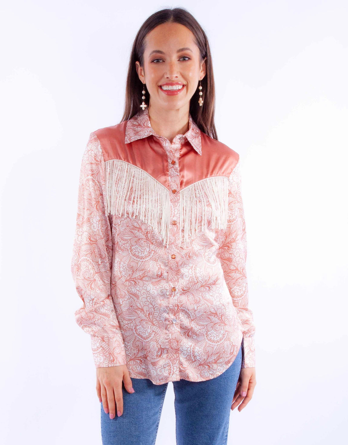 Honey Creek Vintage Peach - Women's Western Blouse