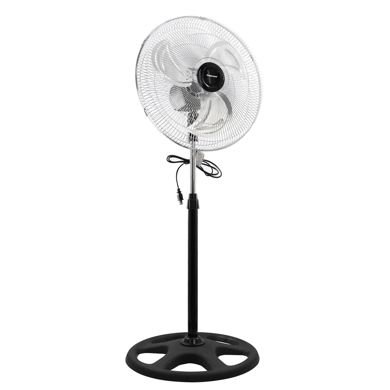 Impress 18 Inch Chrome Hi-Speed Industrial Standing Fan
