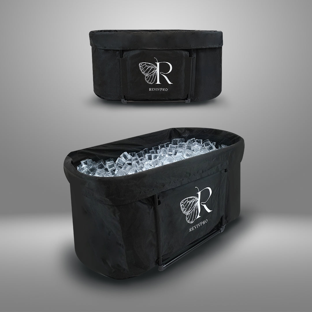 Portable Oval Ice Bath Tub X with Extra Length - Water Chiller Compatible Cold Plunge